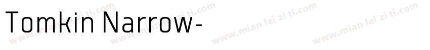 Tomkin Narrow字体转换